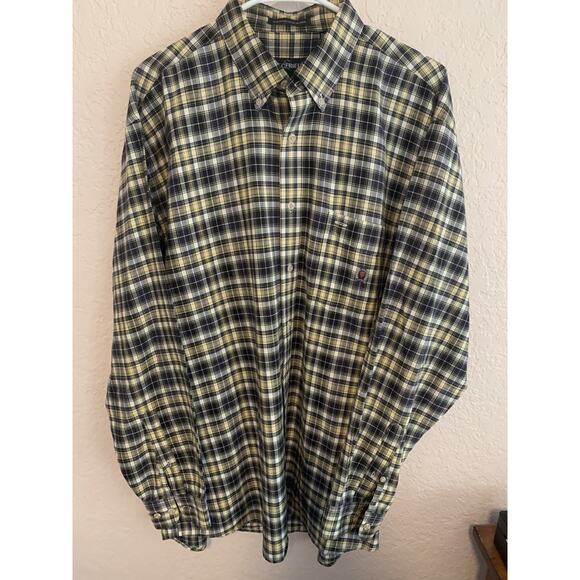 Siegfried Long Sleeve Plaid Button down Men's SIze L - Picture 1 of 7